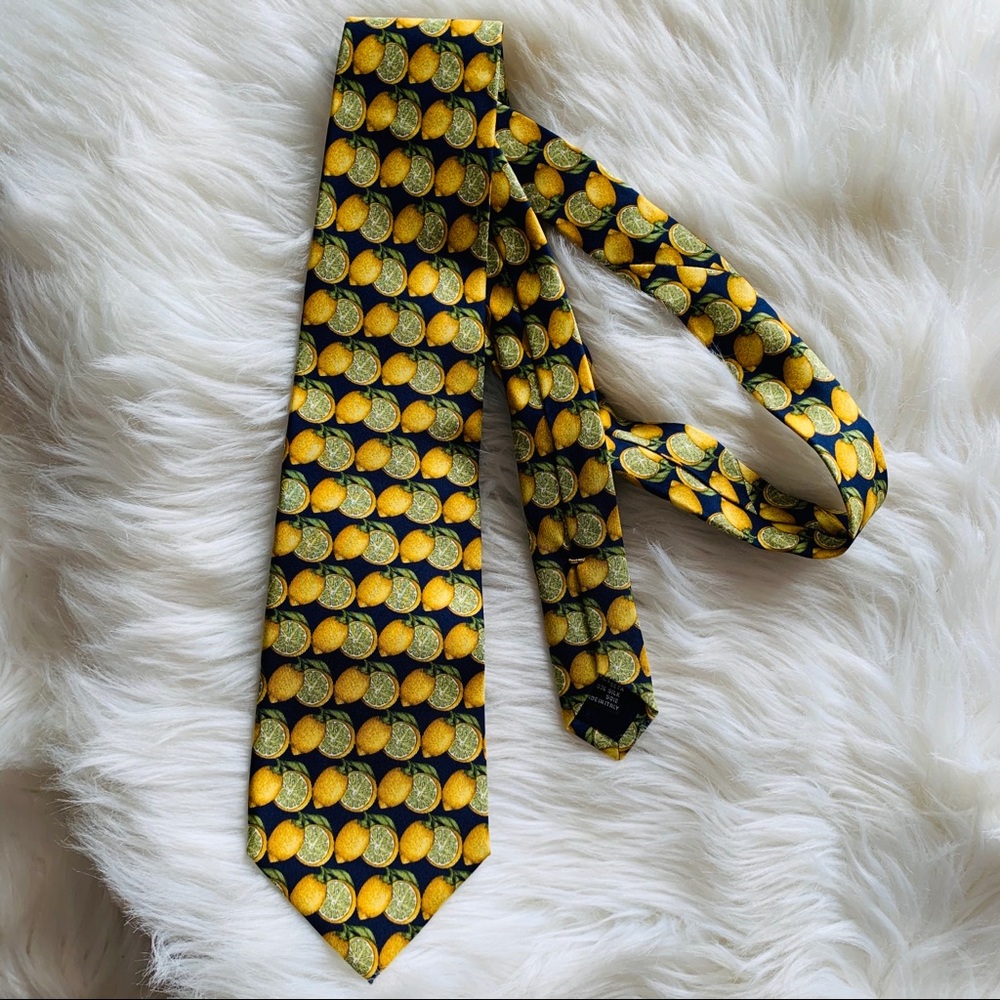 Gucci silk tie | Lemon print - Picture 6 of 6
